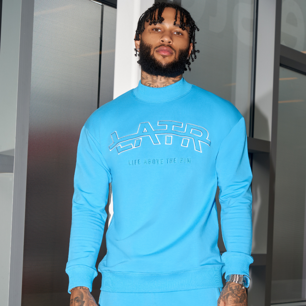 Blue Comfort Flex French Terry Top | LATR – lifeabovetherim.co